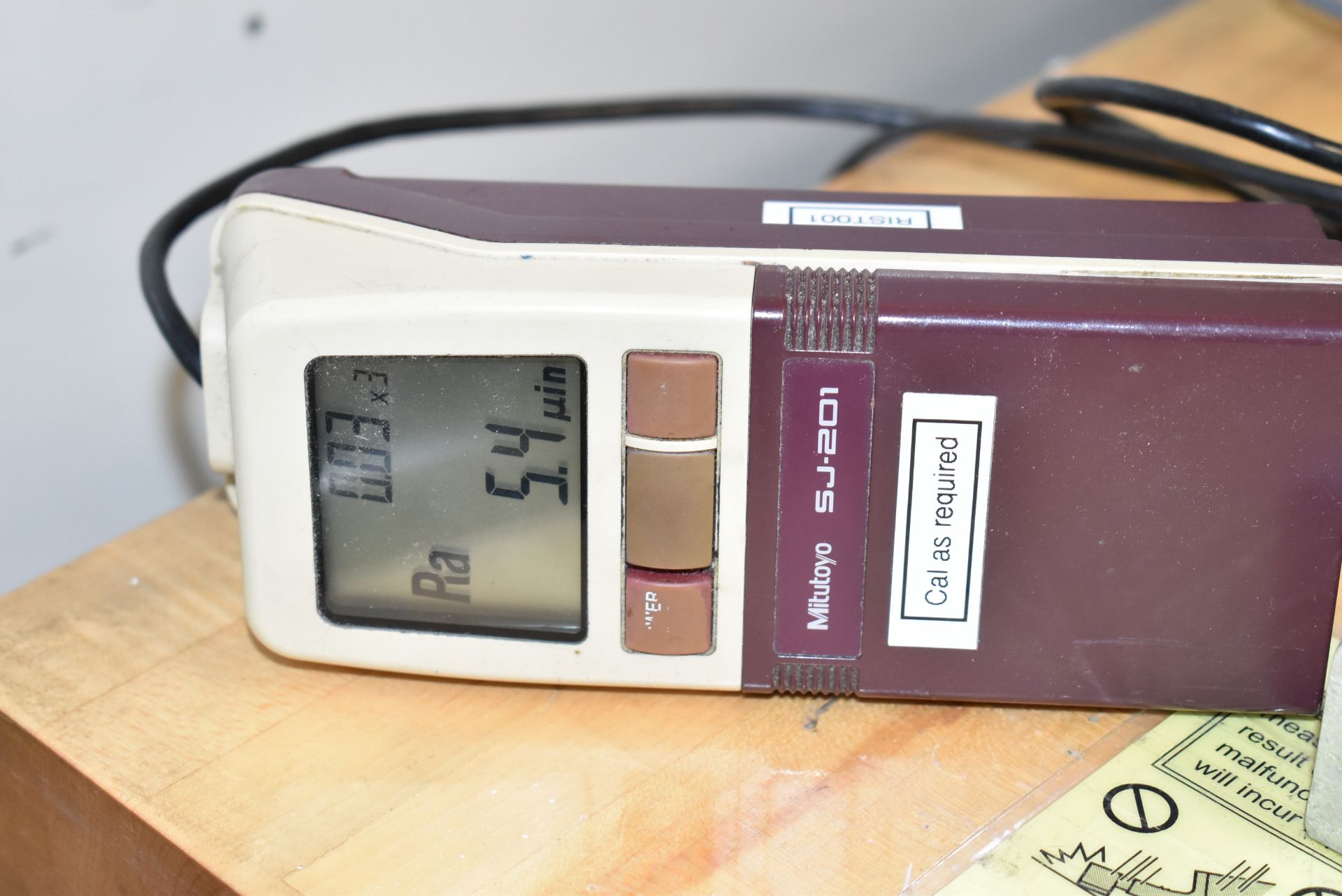 MITUTOYO SJ-201 SURFACE ROUGHNESS TESTER, S/N N/A - Image 3 of 3