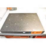 6" X 10" X 3" GRANITE SURFACE PLATE, S/N N/A