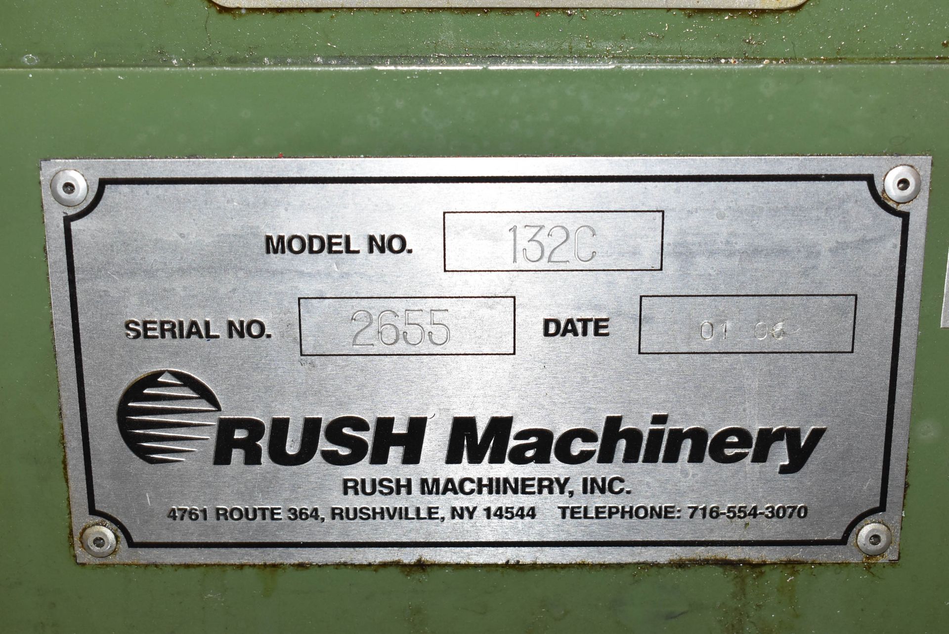 RUSH MACHINERY (2006) 132C TOOL & CUTTER GRINDER WITH Ω HP MOTOR, 115V/1PH/60HZ, S/N 2655 - Image 4 of 7