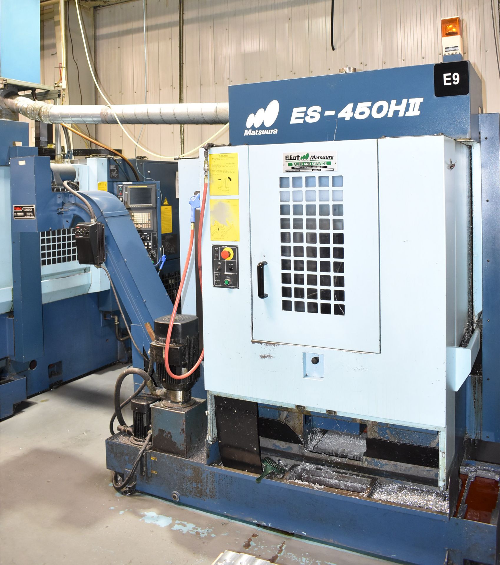 MATSUURA (2000) ES 450 H2 TWIN-PALLET HIGH-SPEED CNC HORIZONTAL MACHINING CENTER WITH FANUC SERIES - Image 7 of 13