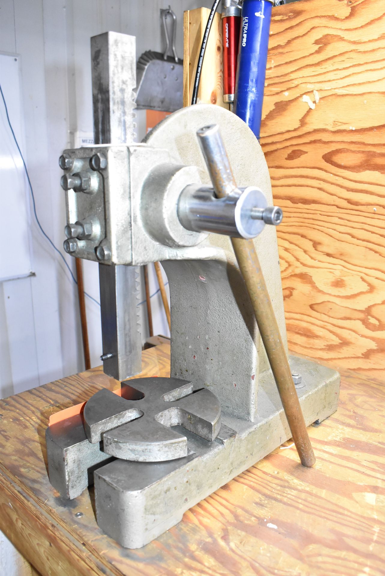MFG UNKNOWN ARBOR PRESS WITH 8" THROAT, S/N N/A - Image 3 of 3