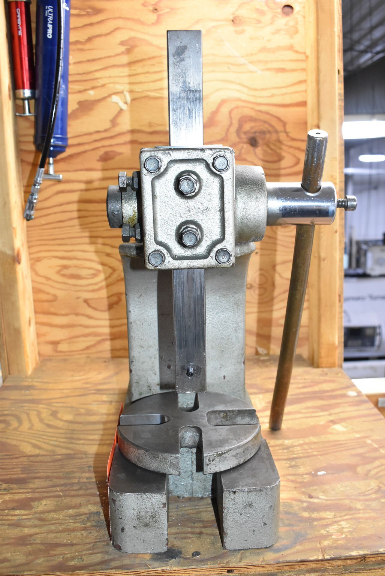 MFG UNKNOWN ARBOR PRESS WITH 8" THROAT, S/N N/A - Image 2 of 3