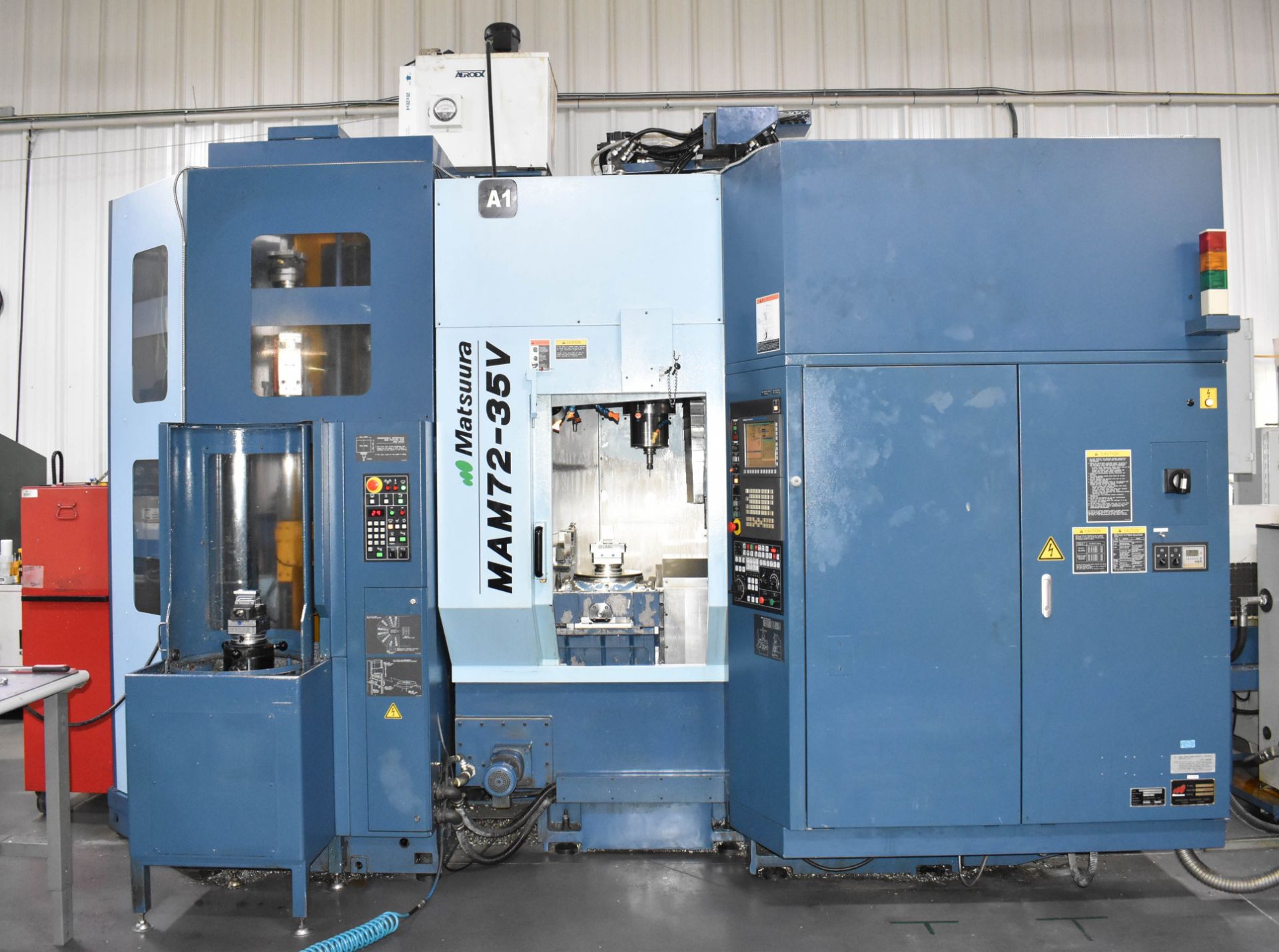 MATSUURA (2010) MAM72-35V MAXIA MULTI-PALLET FULL 5-AXIS HIGH-SPEED CNC VERTICAL MACHINING CELL WITH