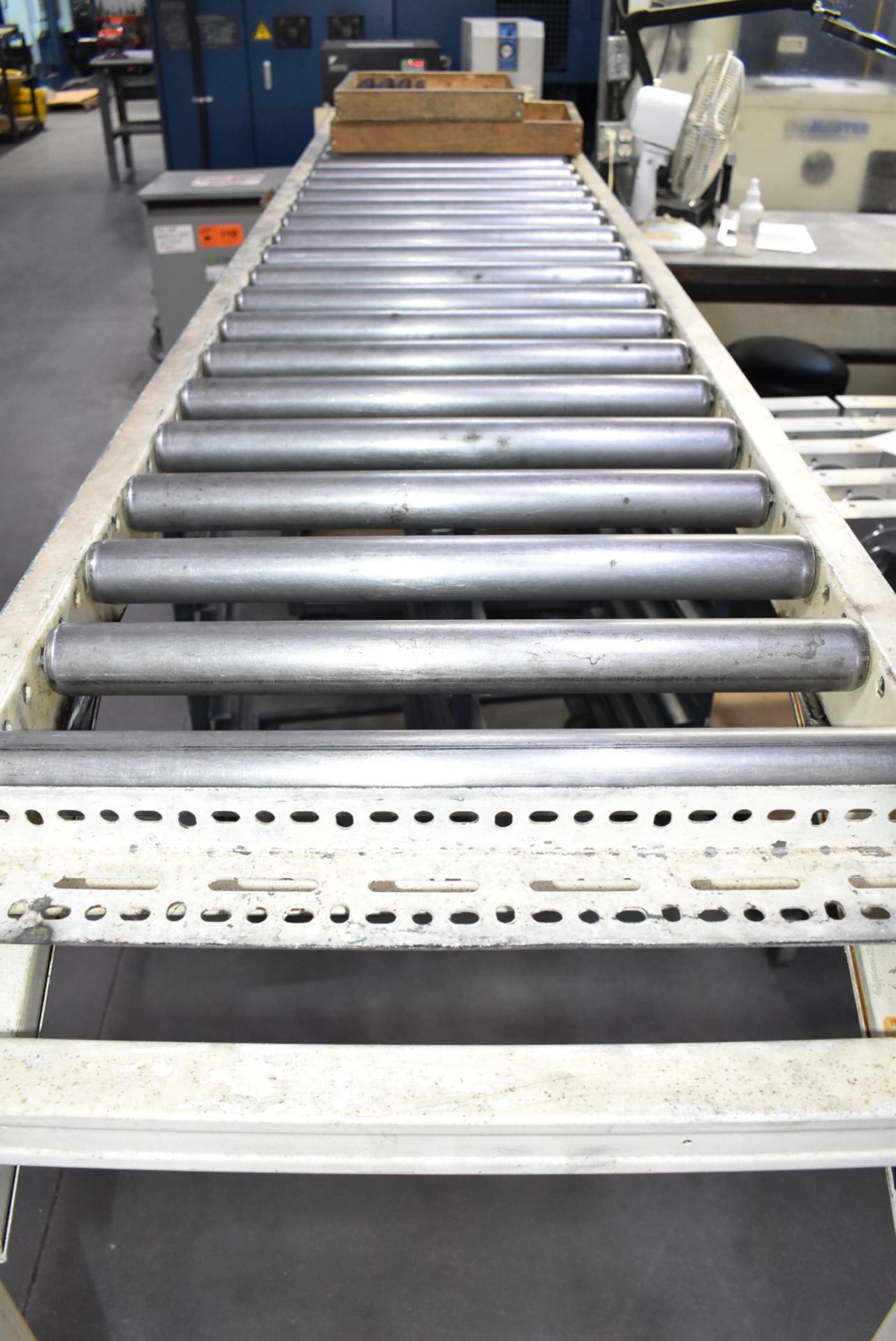 (1) SECTION OF 2,400 LB CAPACITY ROLLER CONVEYOR, S/N N/A - Image 2 of 2