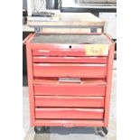 LOT/ ROLLING TOOLBOX WITH MACHINE SUPPLIES