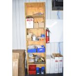 LOT/ SHELF WITH PACKAGING SUPPLIES