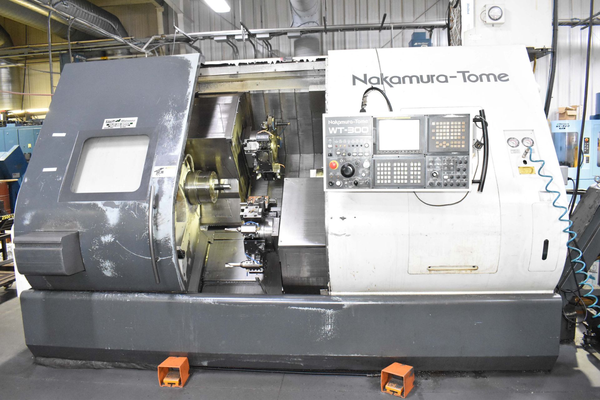 NAKAMURA-TOME (2007) WT-300 MMYS 7-AXIS OPPOSED SPINDLE AND TWIN TURRET CNC MULTI-TASKING CENTER