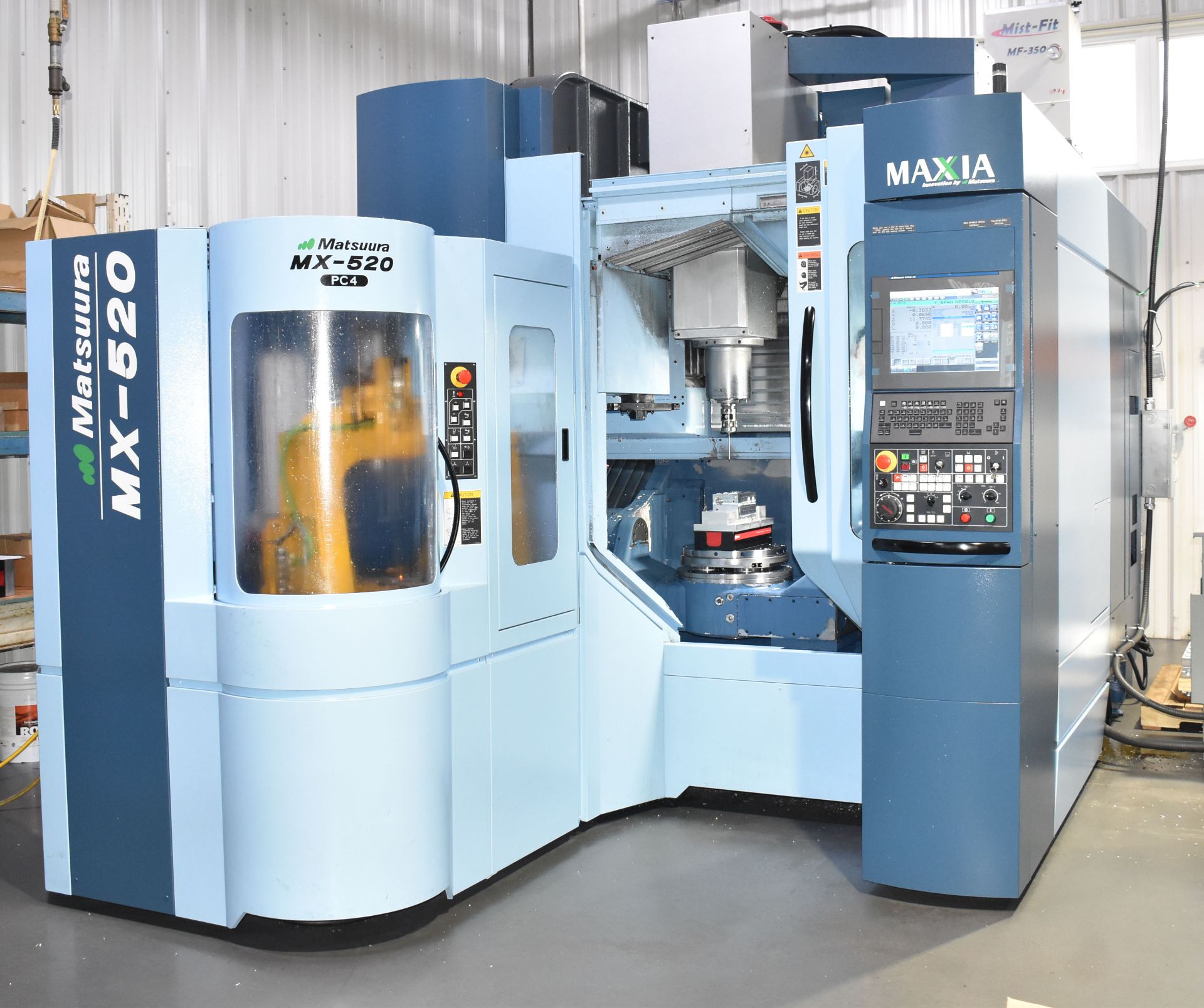 MATSUURA (2019) MX-520 PC4 MULTI-PALLET FULL 5-AXIS HIGH-SPEED CNC VERTICAL MACHINING CENTER WITH - Image 2 of 12