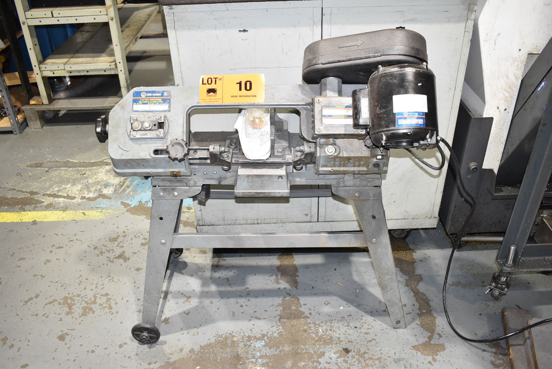 KING CANADA (2017) KC-129C 5" X 6" HORIZONTAL METAL CUTTING BANDSAW WITH SPEEDS TO 1,720 RPM, 115V/