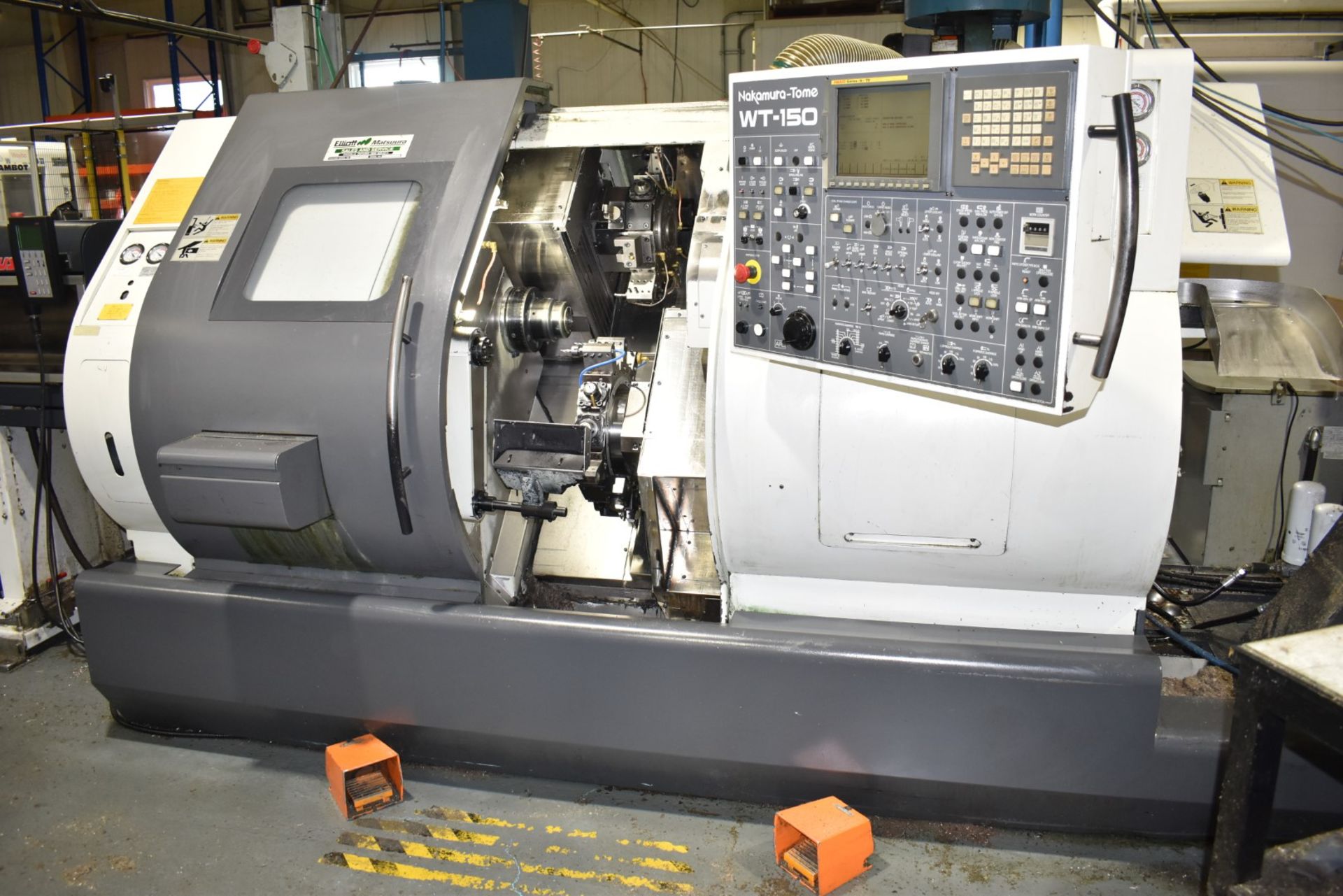 NAKAMURA-TOME (2006) WT-150 MMYS MULTI-AXIS OPPOSED SPINDLE AND TWIN TURRET CNC MULTI-TASKING CENTER