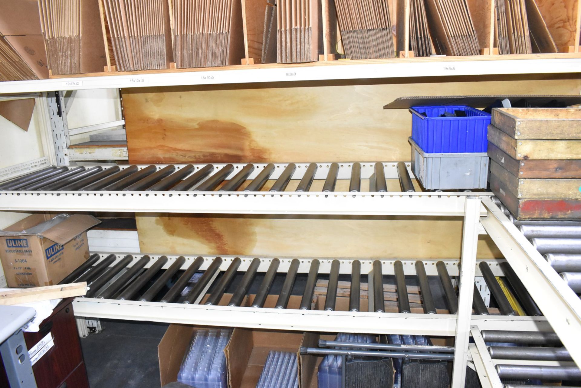 LOT/ (4) SECTIONS OF 2,500 LB CAPACITY ROLLER CONVEYOR - Image 2 of 2