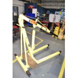 VESTIL MFG EHN-40-T 4,000 LB CAPACITY ENGINE HOIST, S/N S2346154 [RIGGING FEE FOR LOT #229 - $30 USD