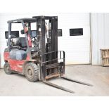 TOYOTA 7FGU25 LPG FORKLIFT WITH 3,750 LB MAXIMUM CAPACITY, 189" MAXIMUM VERTICAL REACH, BACK-TILT,