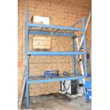 LOT/ (5) SECTIONS OF ADJUSTABLE PALLET RACKING (NO CONTENTS - DELAYED DELIVERY)