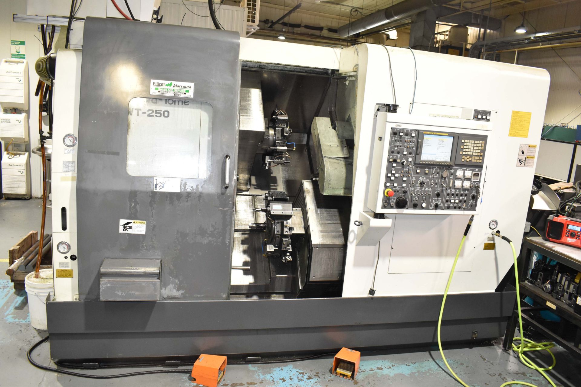 NAKAMURA-TOME (2006) WT-250 MMYS MULTI-AXIS OPPOSED SPINDLE AND TWIN TURRET CNC MULTI-TASKING CENTER