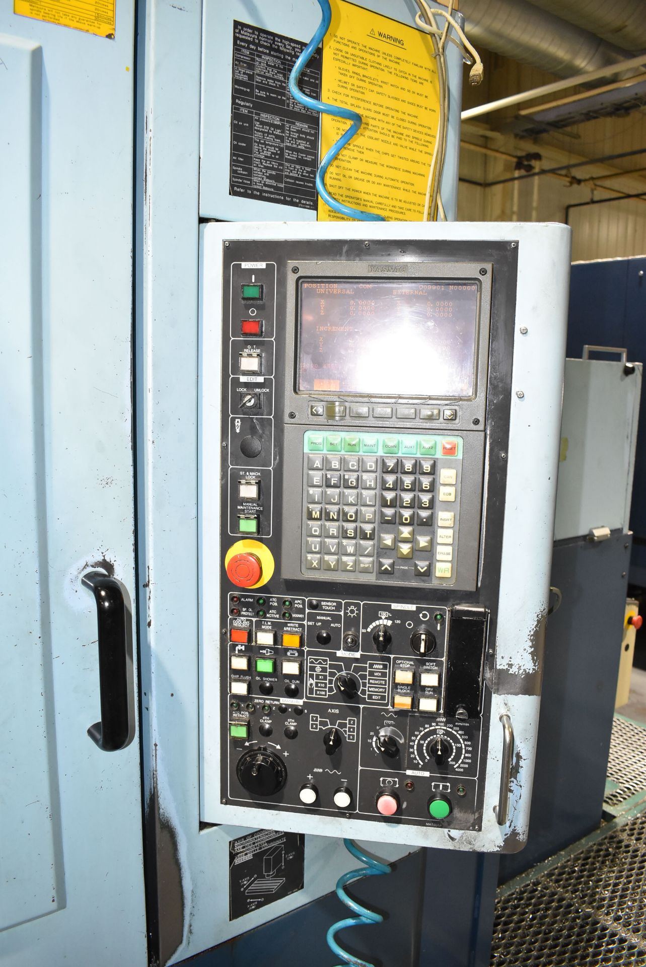 MATSUURA (2000) RA-4G TWIN-PALLET HIGH-SPEED CNC VERTICAL MACHINING CENTER WITH YASNAC J300M CNC - Image 5 of 13