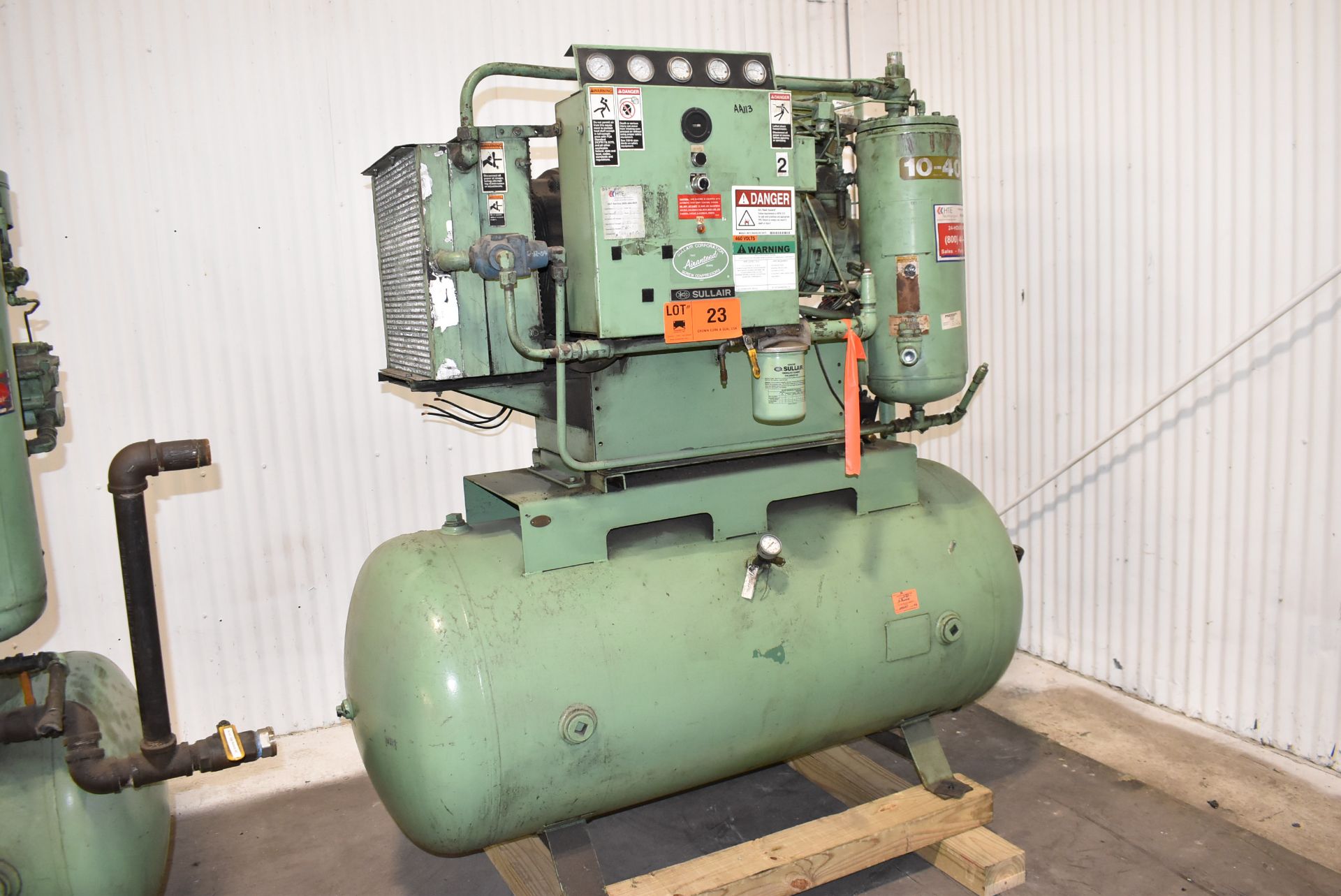 SULLAIR 10-40 ACAC 40HP ROTARY SCREW COMPRESSOR WITH 71395HRS ON METER, S/N 003-79397