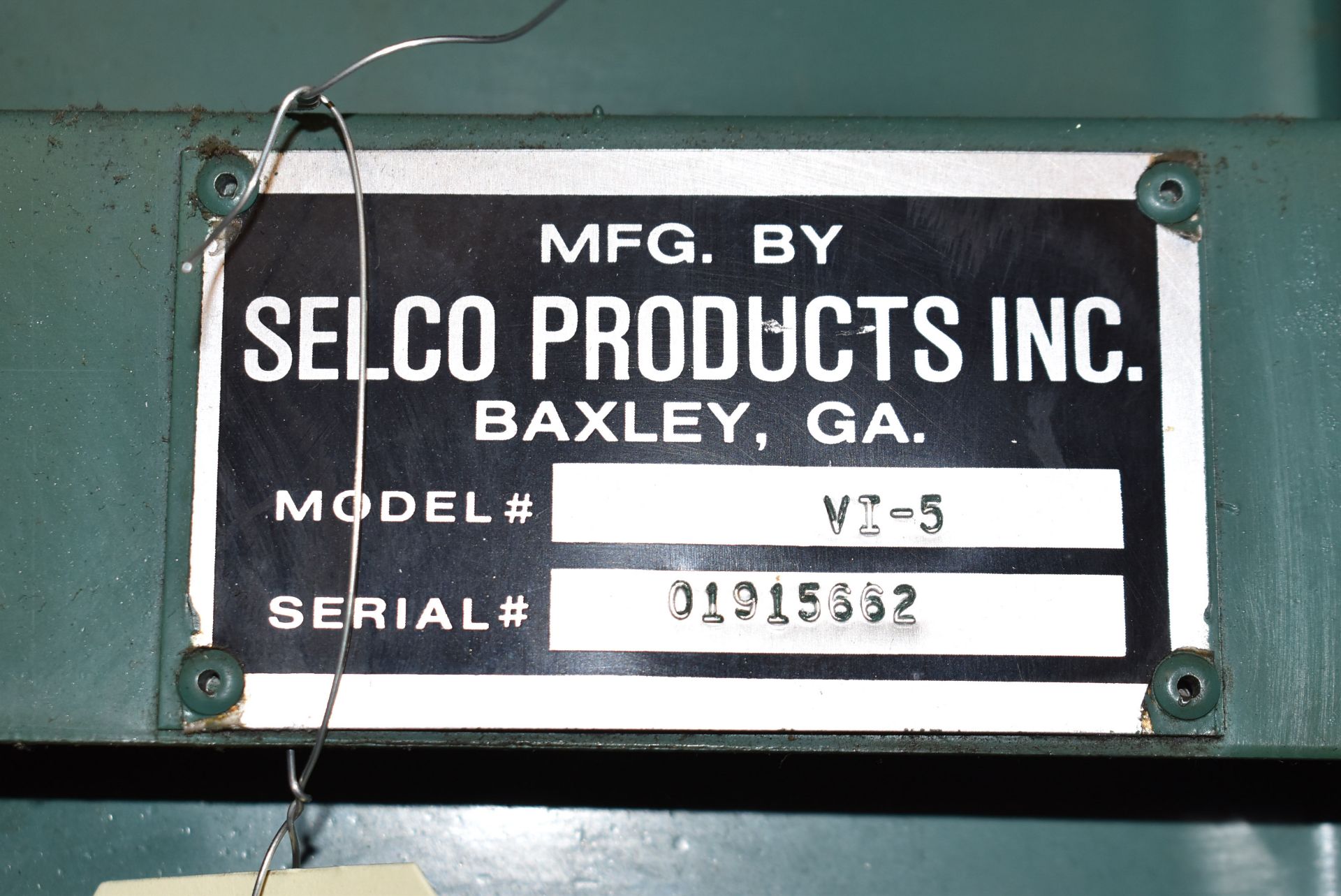 SELCO VI-5 CARDBOARD BALER, S/N 01915662 (CI) - Image 4 of 8