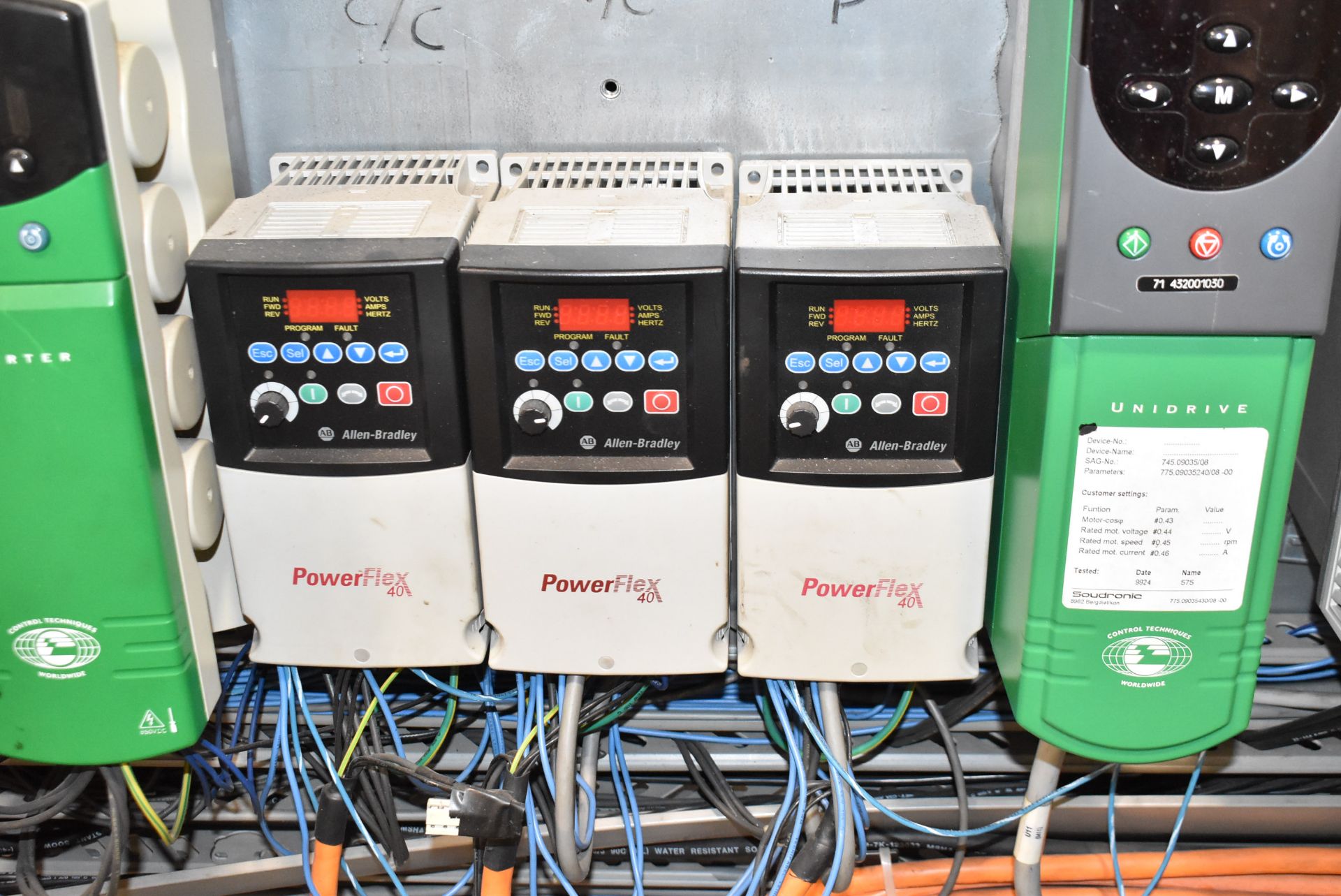 SOUDRONIC ABM270 SW CAN WELDER WITH FEEDER, SOUDRONIC TOUCH SCREEN PLC CONTROL, SET UP ON 65MM, 60 - Image 19 of 23