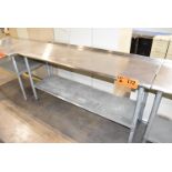 STAINLESS STEEL 24"X72" TABLE