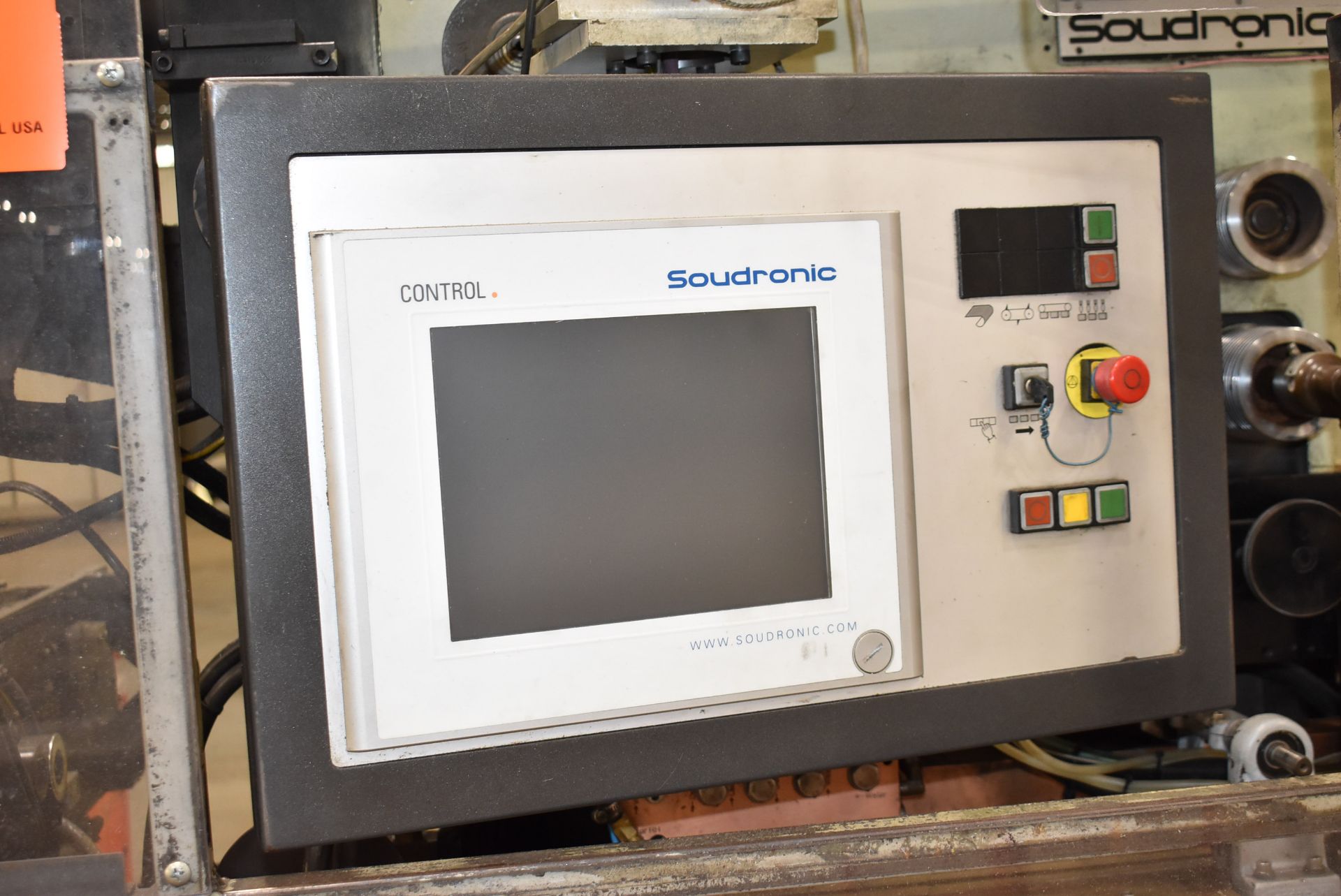 SOUDRONIC ABM270 SW CAN WELDER WITH FEEDER, SOUDRONIC TOUCH SCREEN PLC CONTROL, SET UP ON 65MM, 60 - Image 2 of 23