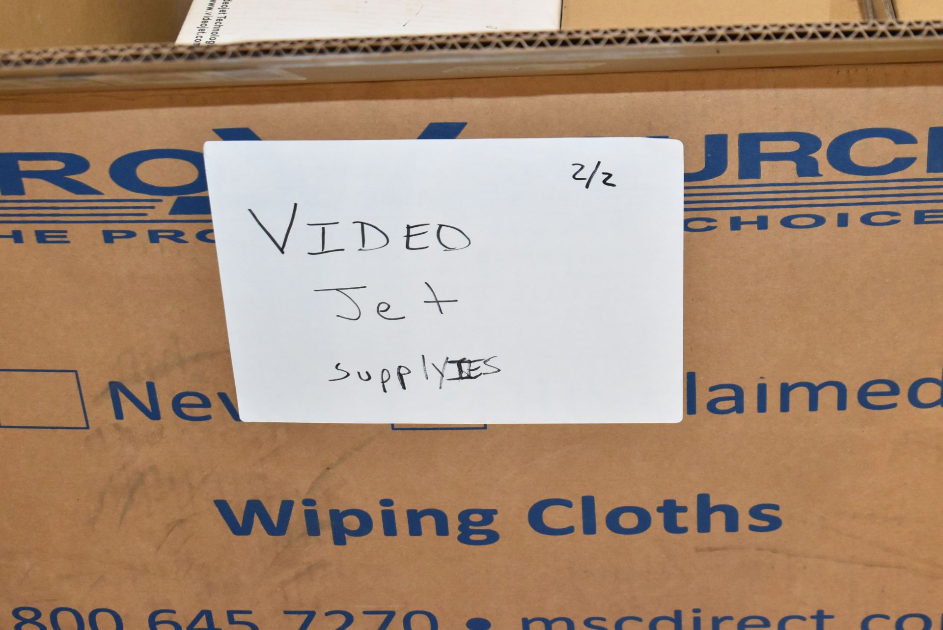 LOT/ VIDEO JET SUPPLIES - Image 7 of 7