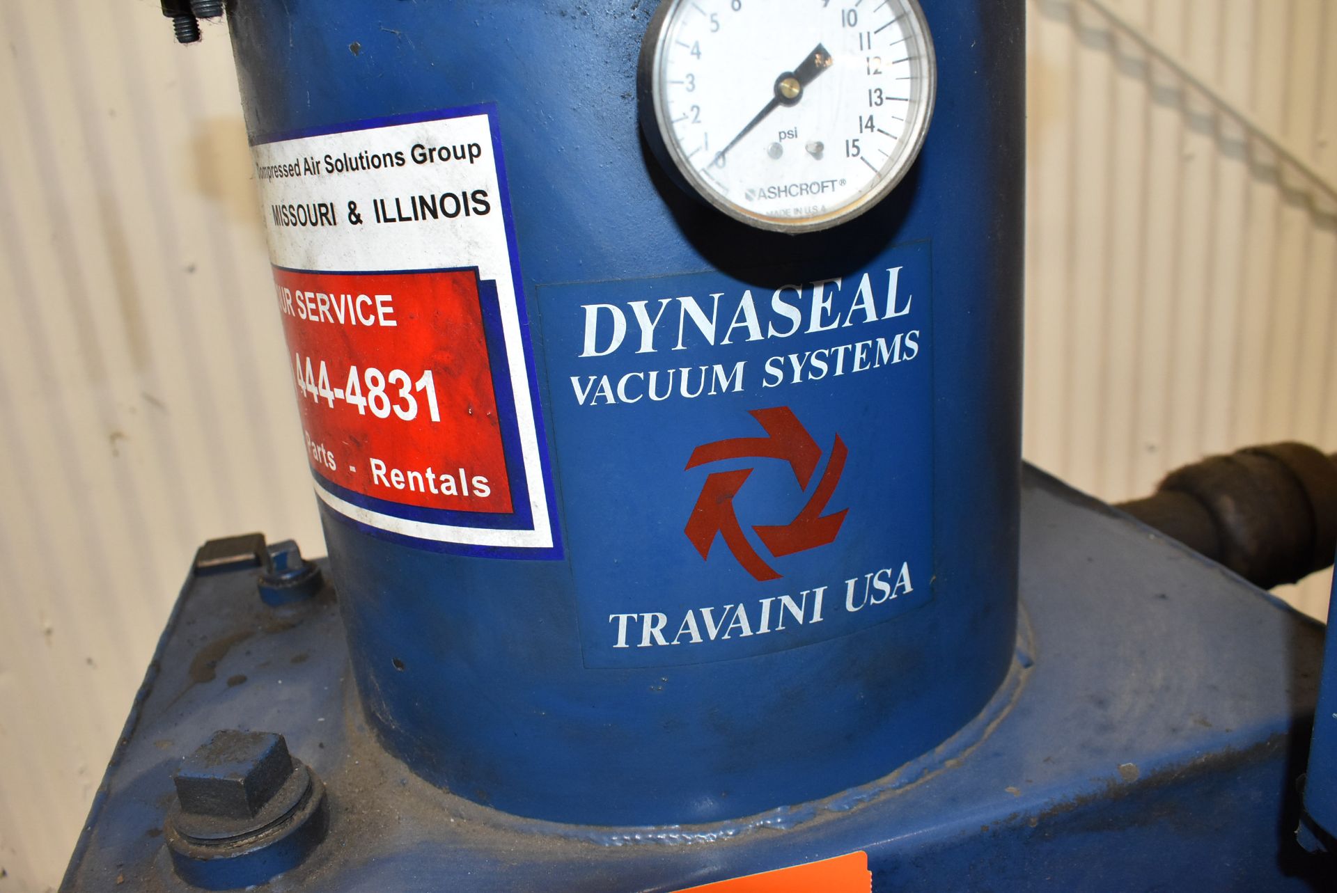 DYNASEAL TRO160V-1A VACUUM PUMP, S/N I3783 - Image 2 of 6