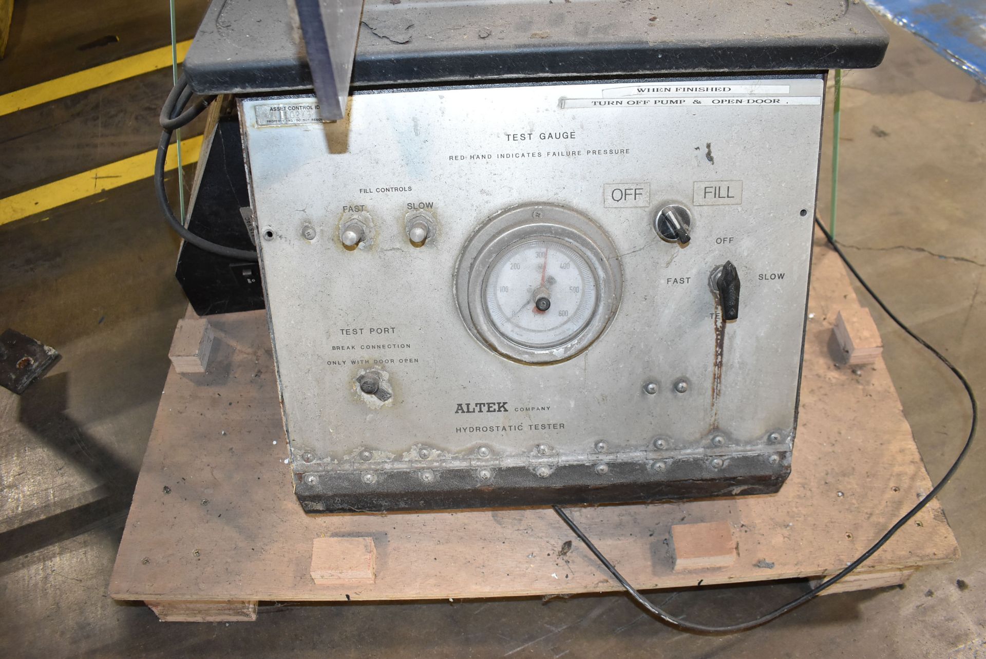 ALTEK HYDROSTATIC TESTER, S/N N/A - Image 3 of 5