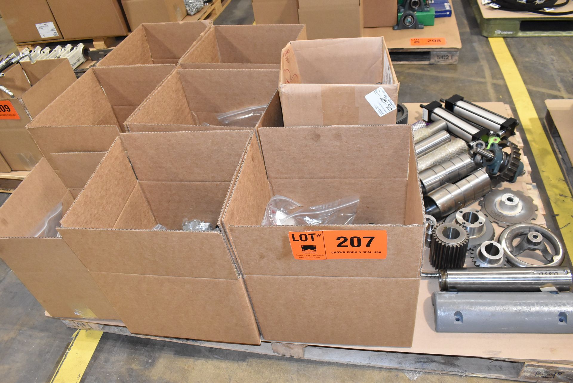 LOT/ CONTENTS OF PALLET SPARE PARTS