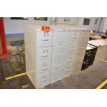 LOT/ (4) 4 DRAWER FILE CABINETS