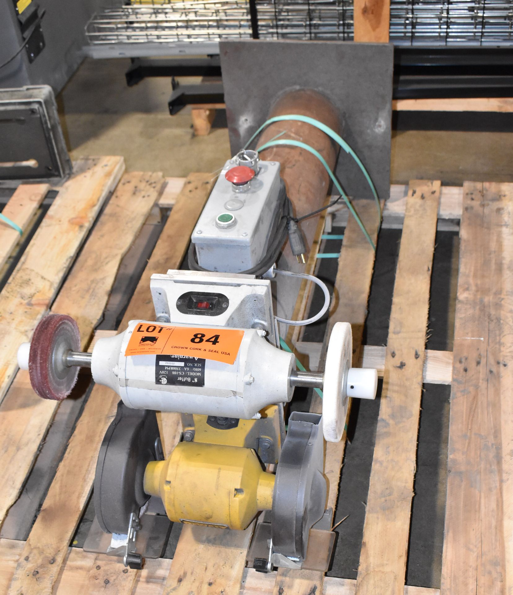 LOT/ DOUBLE END GRINDER AND DOUBLE END POLISHER, S/N N/A