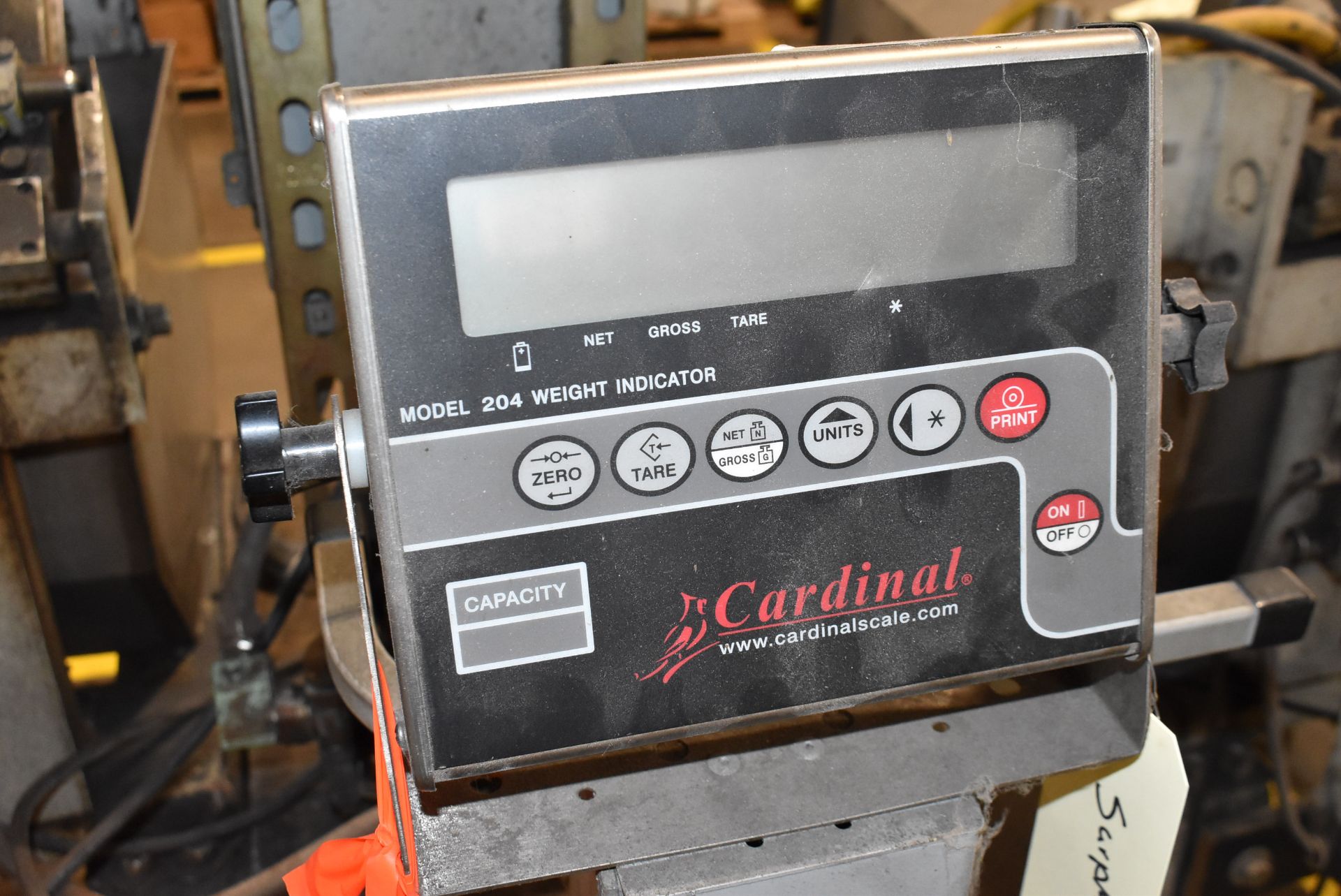 CARDINAL DETECTO 1000LBS CAPACITY SCALE WITH DIGITAL READOUT - Image 2 of 3