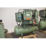 SULLAIR 10B-30 30HP ROTARY SCREW TANK MOUNTED COMPRESSOR, 405HRS ON METER, S/N 003-60410