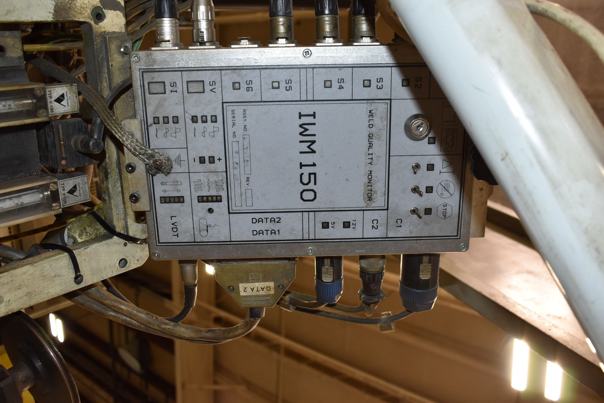 SOUDRONIC ABM270 SW CAN WELDER WITH FEEDER, SOUDRONIC TOUCH SCREEN PLC CONTROL, SET UP ON 65MM, 60 - Image 12 of 23