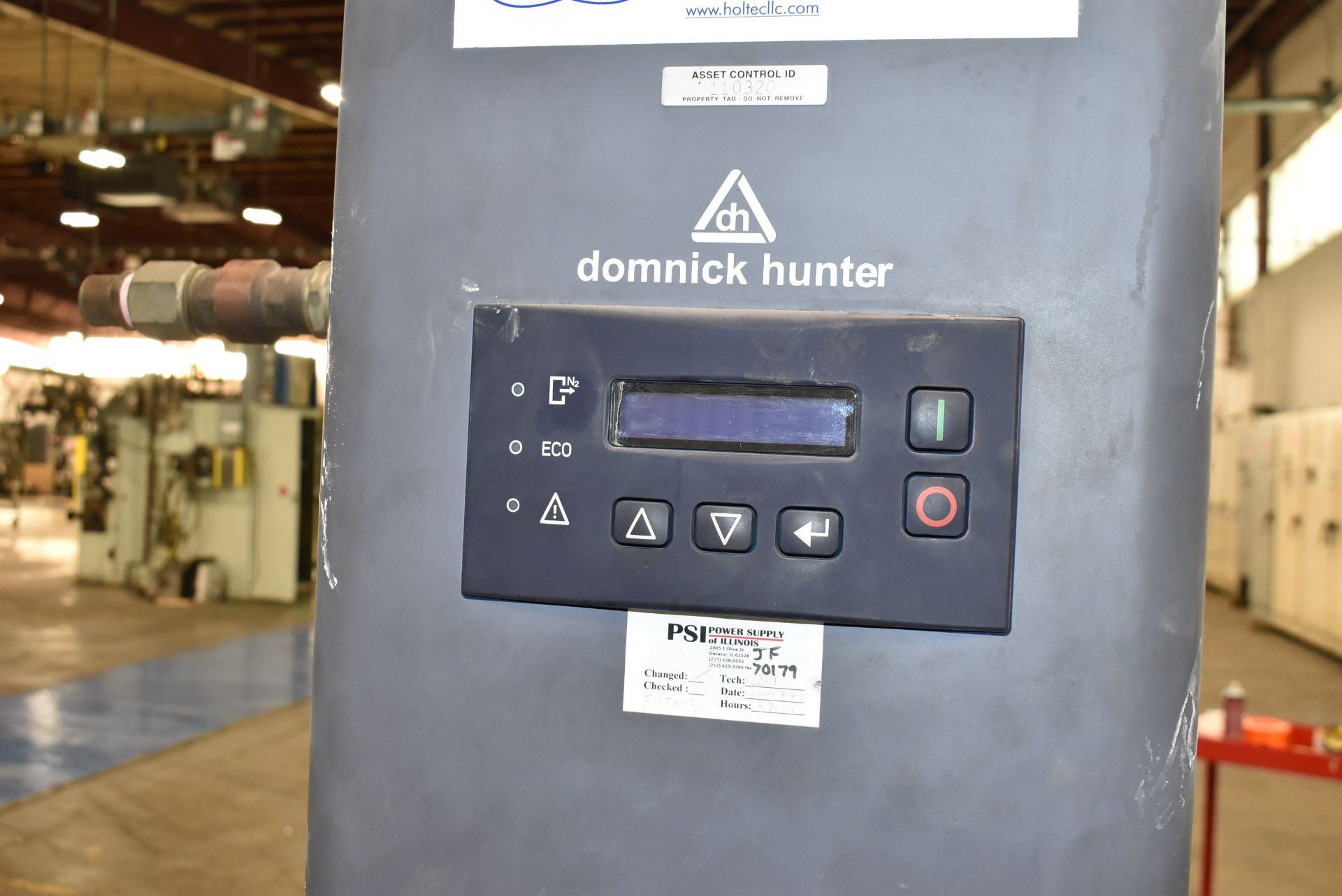 DOMNICK HUNTER MAXIGAS 108NCALL NITROGEN GENERATOR WITH 210 LITER MAX VOLUME, S/N 08MX0061 - Image 2 of 5