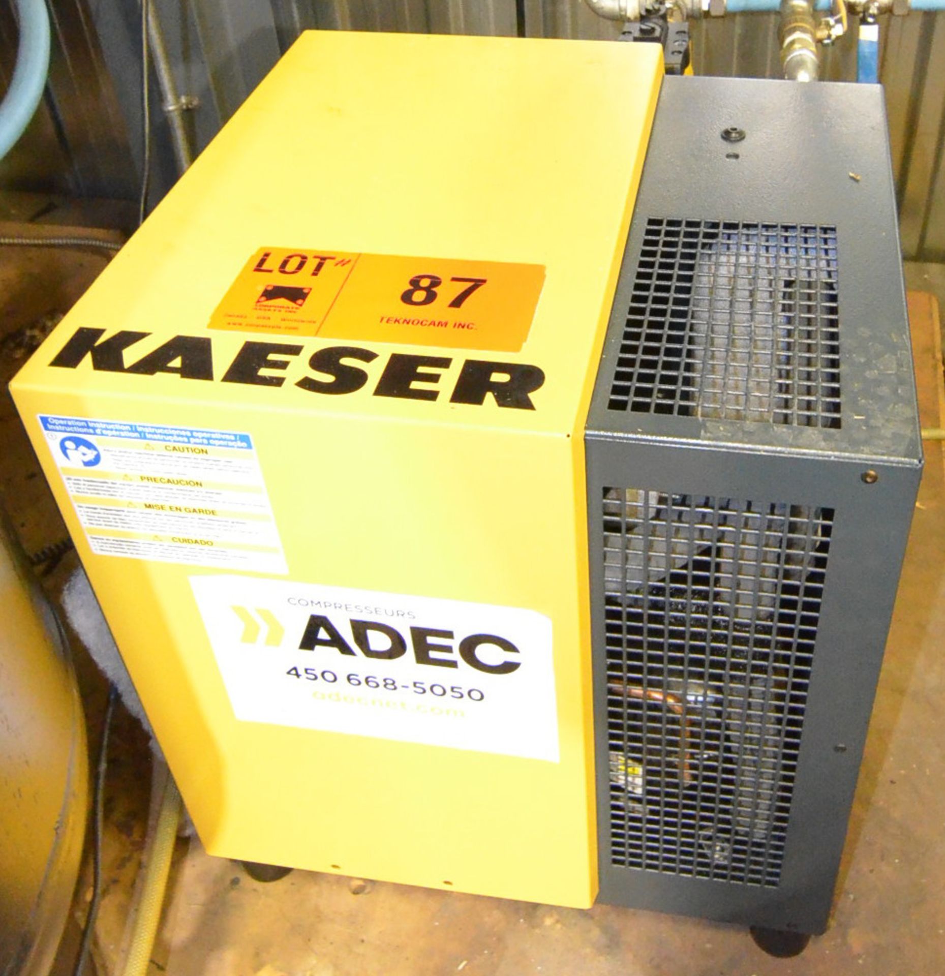 KAESER (2021) TBH14 REFRIGERATED AIR DRYER, S/N: N/A (CI)