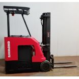 RAYMOND (2017) 4250-C30TT 3,000 LB. CAPACITY 36V ELECTRIC STAND-UP FORKLIFT WITH 191" MAX. LIFT