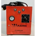 VULCAN MT24/10G1 24V PORTABLE BATTERY CHARGER WITH 120 INPUT VOLTAGE, SINGLE PHASE, 3A, SBX RED