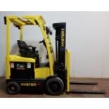 HYSTER (2017) E45XN 4,500 LB. CAPACITY 48V ELECTRIC FORKLIFT WITH 189" MAX. LIFT HEIGHT, SIDE SHIFT
