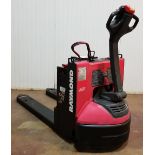 RAYMOND (2018) 8210 4,500 LB. CAPACITY 24V ELECTRIC WALK-BEHIND PALLET TRUCK WITH 120V PLUG-IN