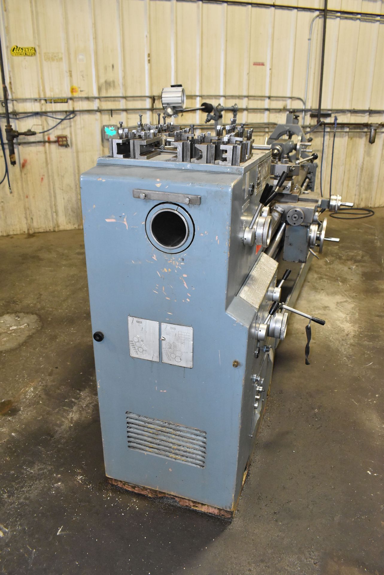SUMMIT GAP BED ENGINE LATHE WITH 20" SWING OVER BED, 28" SWING IN GAP, 88" DISTANCE BETWEEN CENTERS, - Image 9 of 10