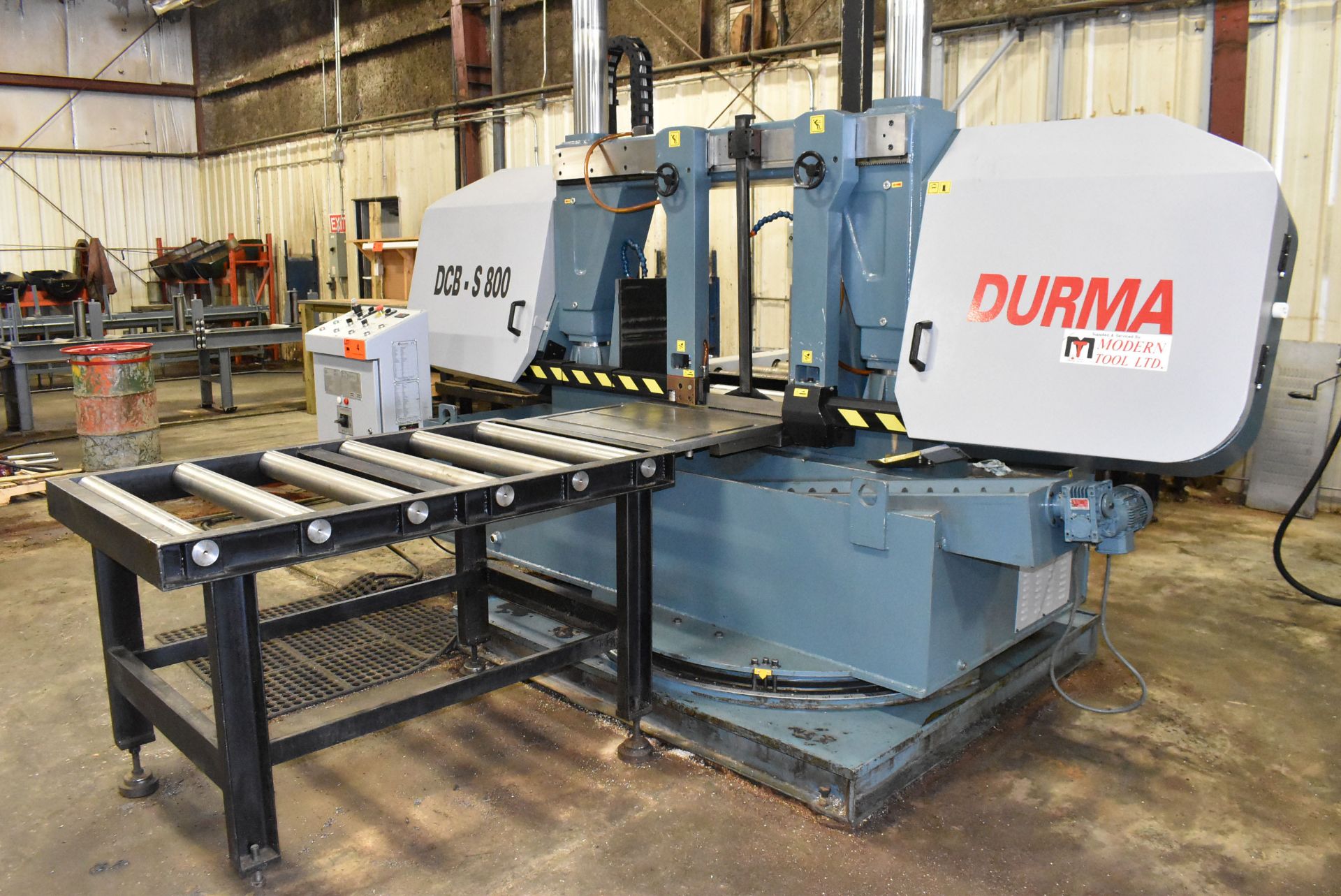 DURMA (2012) DCB-S800 SWIVEL BASE SEMI-AUTOMATIC HORIZONTAL BAND SAW WITH 31"X36" MAX. CAPACITY, - Image 7 of 8