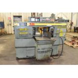 HYD-MECH H-12A AUTOMATIC HORIZONTAL BAND SAW WITH HYD-MECH PLC100 CONTROL, 12"X12" MAX. CAPACITY,