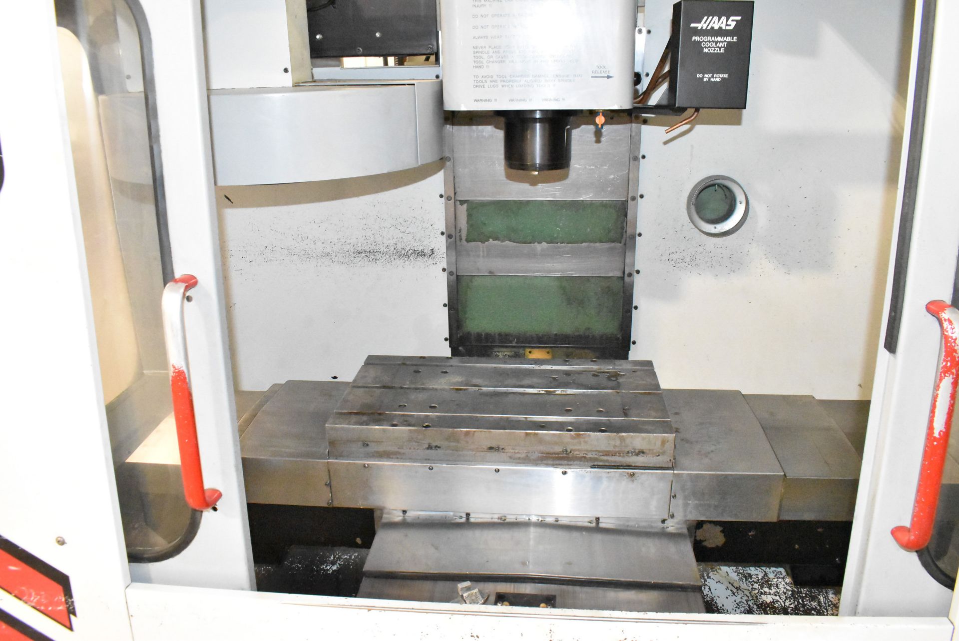 HAAS VF-0 CNC VERTICAL MACHINING CENTER WITH HAAS CNC CONTROL, 14" X 26" TABLE, TRAVELS: X - 20"; - Image 9 of 16