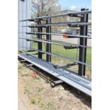 LOT/ (3) CANTILEVER MATERIAL RACKS (NO CONTENTS)