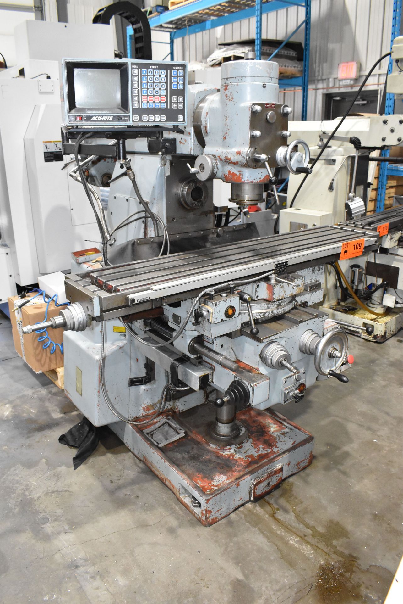 VARANMO U-2MM UNIVERSAL MILLING MACHINE WITH 12"X60" TABLE, VERTICAL SPINDLE SPEEDS TO 2400 RPM, - Image 3 of 13
