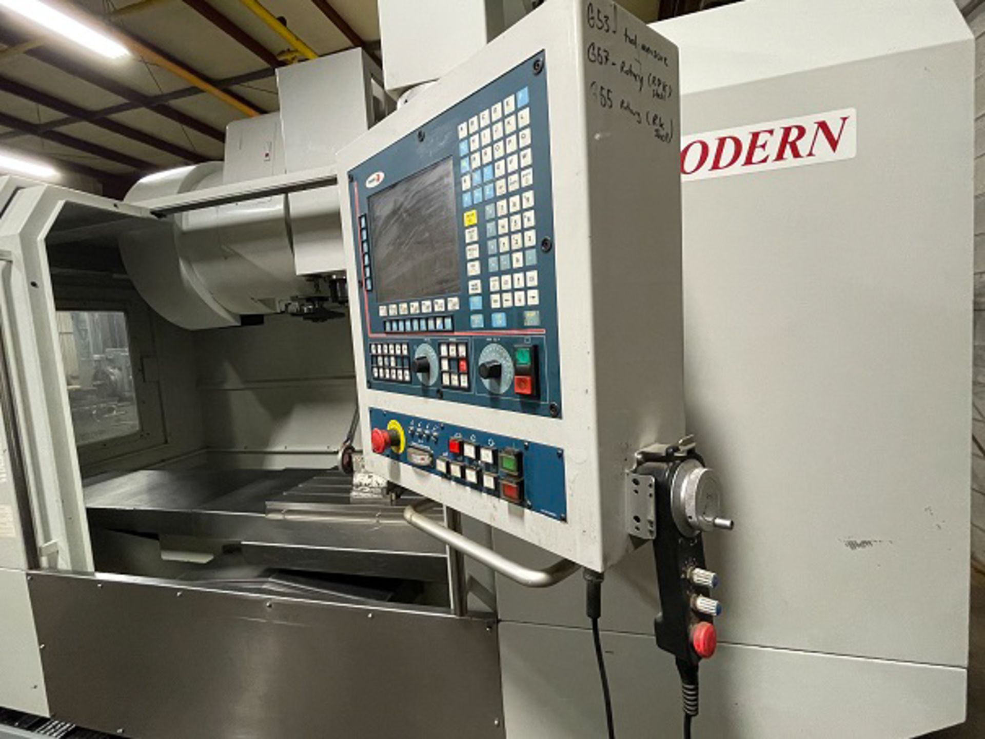 MODERN (2004) VM-1000 HIGH SPEED CNC VERTICAL MACHINING CENTER WITH FAGOR 8055M CNC CONTROL, 19" X - Image 14 of 23