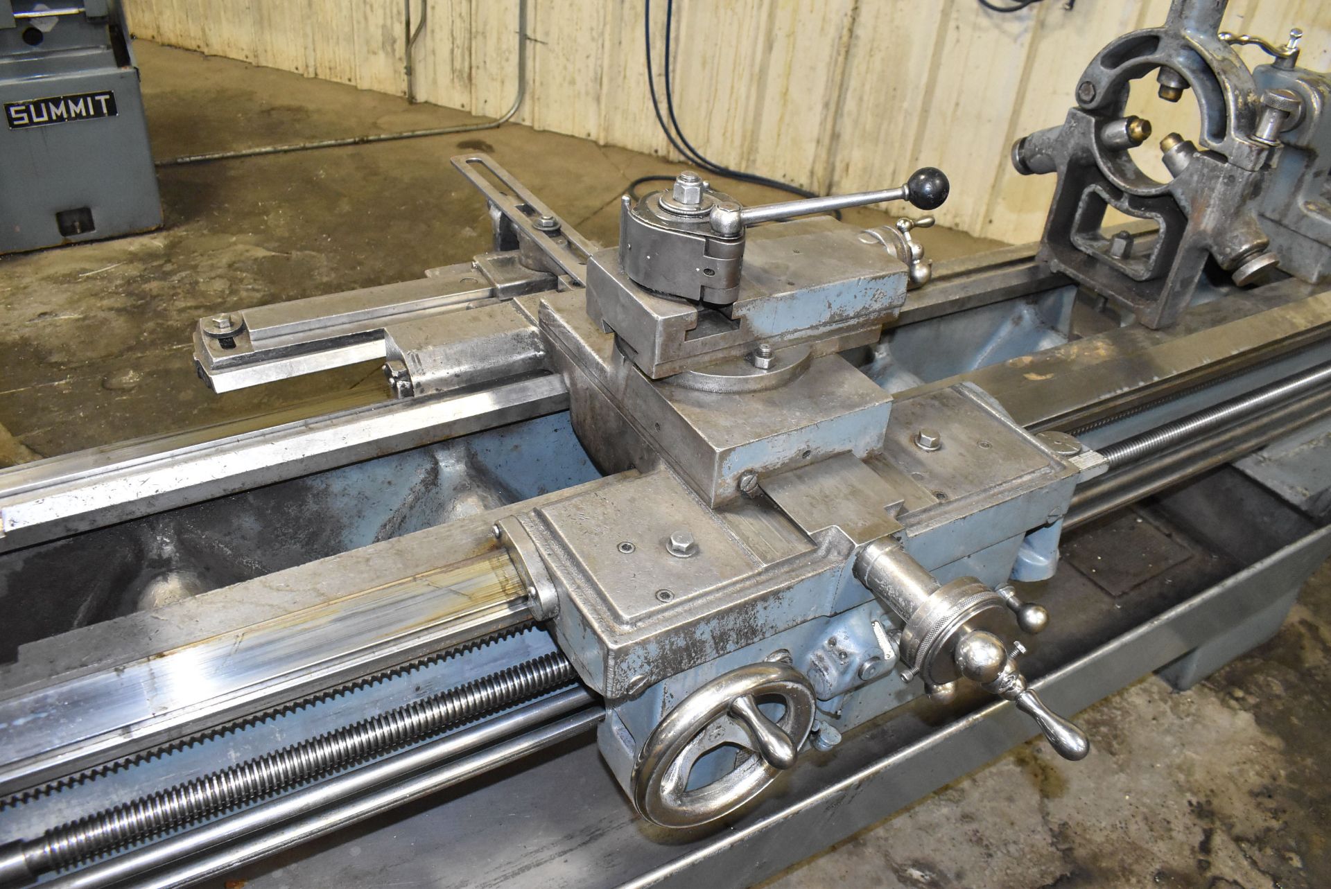 WILLIAM & WILSON LEBLOND REGAL LATHE WITH 22" SWING OVER BED, 67.5" BETWEEN CENTERS, 1.25" BORE, - Image 8 of 10