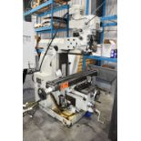 FIRST LC-20VSG VERTICAL MILLING MACHINE WITH 10"X51" TABLE, SPEEDS TO 4500 RPM, 5 HP, NEWALL 3-