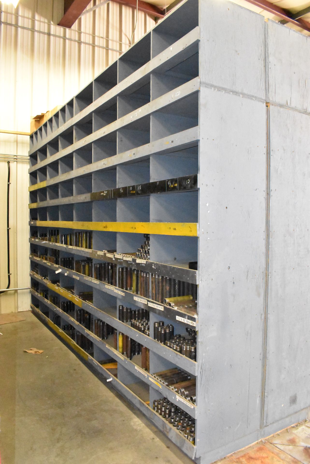 LOT/ (6) WOODEN PIGEON HOLE STORAGE CABINETS - Image 4 of 7